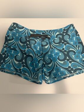 Patagonia Blue and Teal Swim Shorts